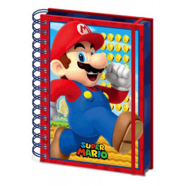 Super Mario 3D Wiro zápisník A5 Mario